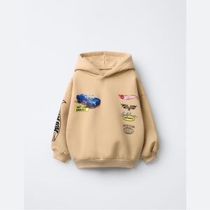 Zara Kids Hot Wheels Graphic Hoodie